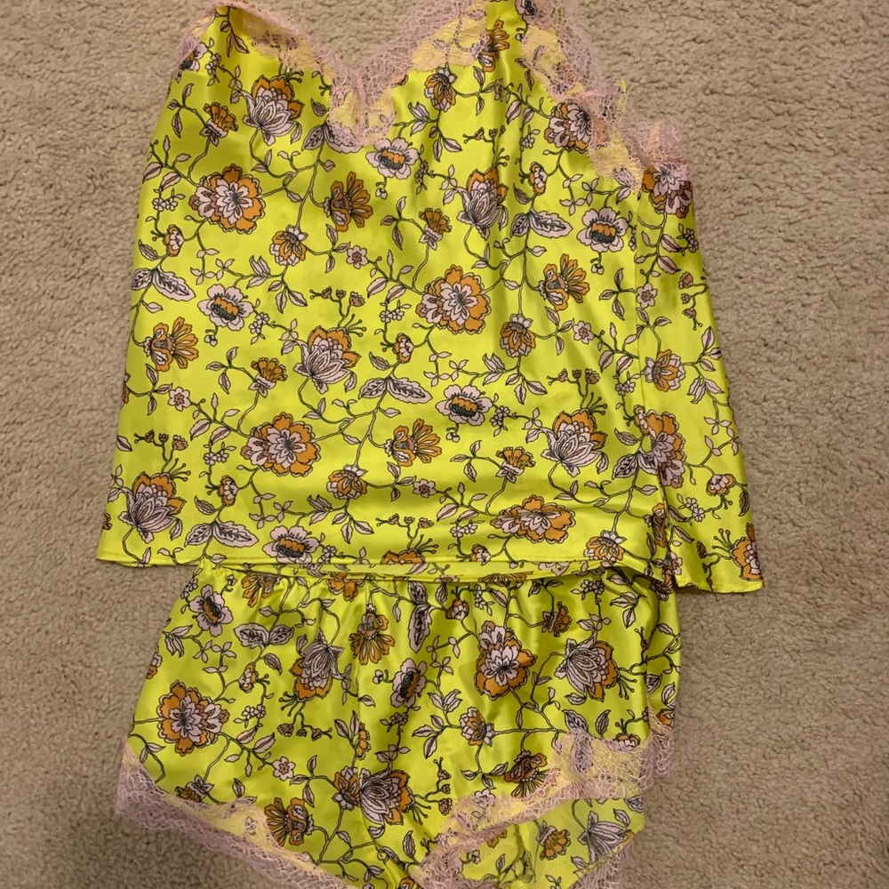 Victoria’s Secret yellow flower night gown
